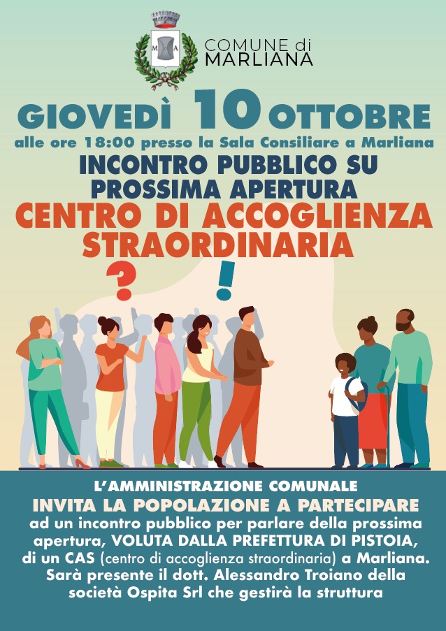 Incontro pubblico su apertura Centro di Accoglienza Straordinaria 